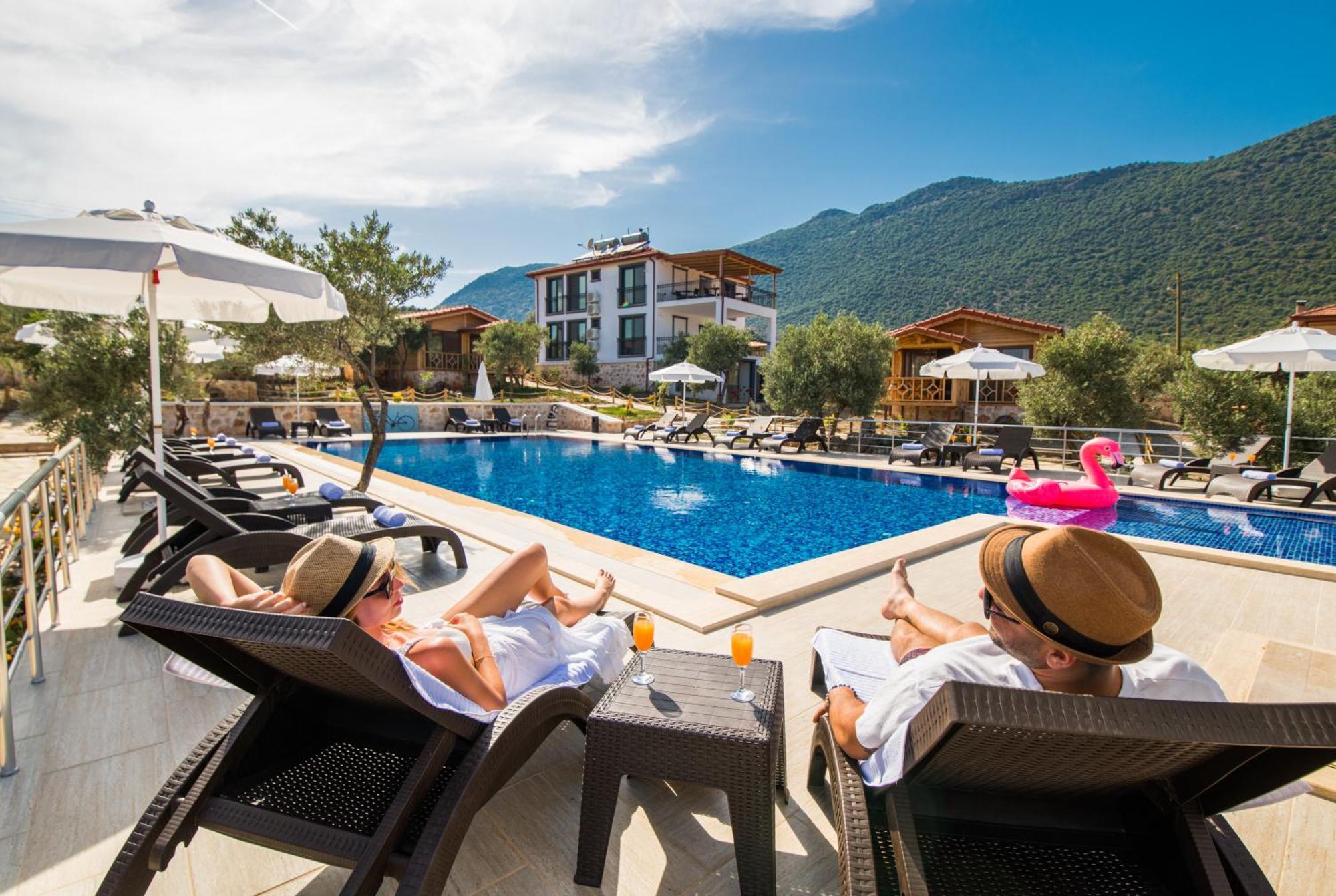 Doganin Ruhu Hotel & Bungalow Kas Exterior foto
