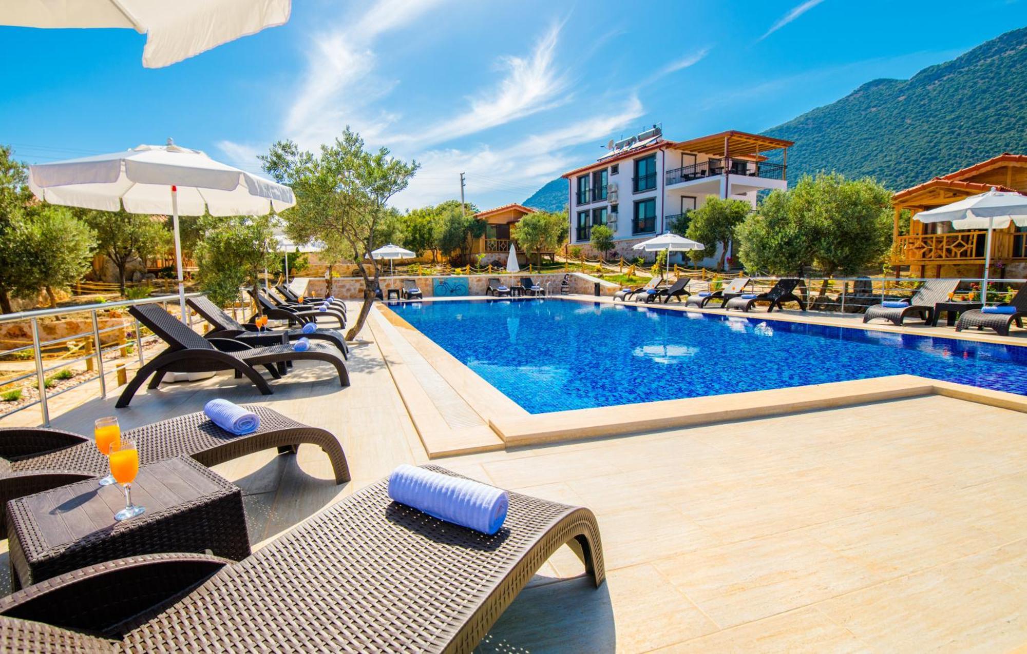 Doganin Ruhu Hotel & Bungalow Kas Exterior foto